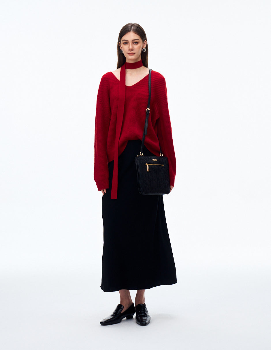 Set de Tote y Crossbody Promo Grabado Negro H&Co.