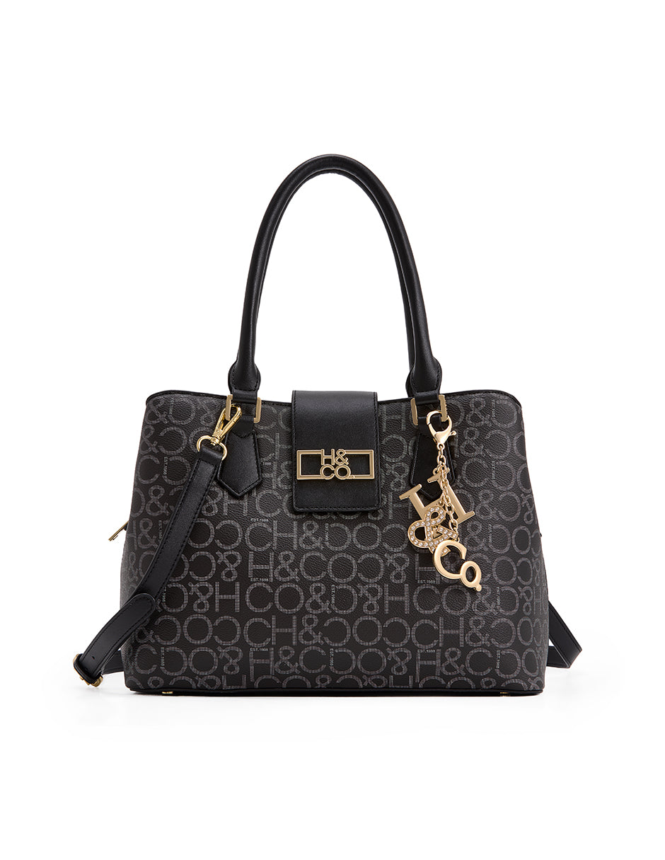 SATCHEL TANIA LOGO BOLSA H&CO.