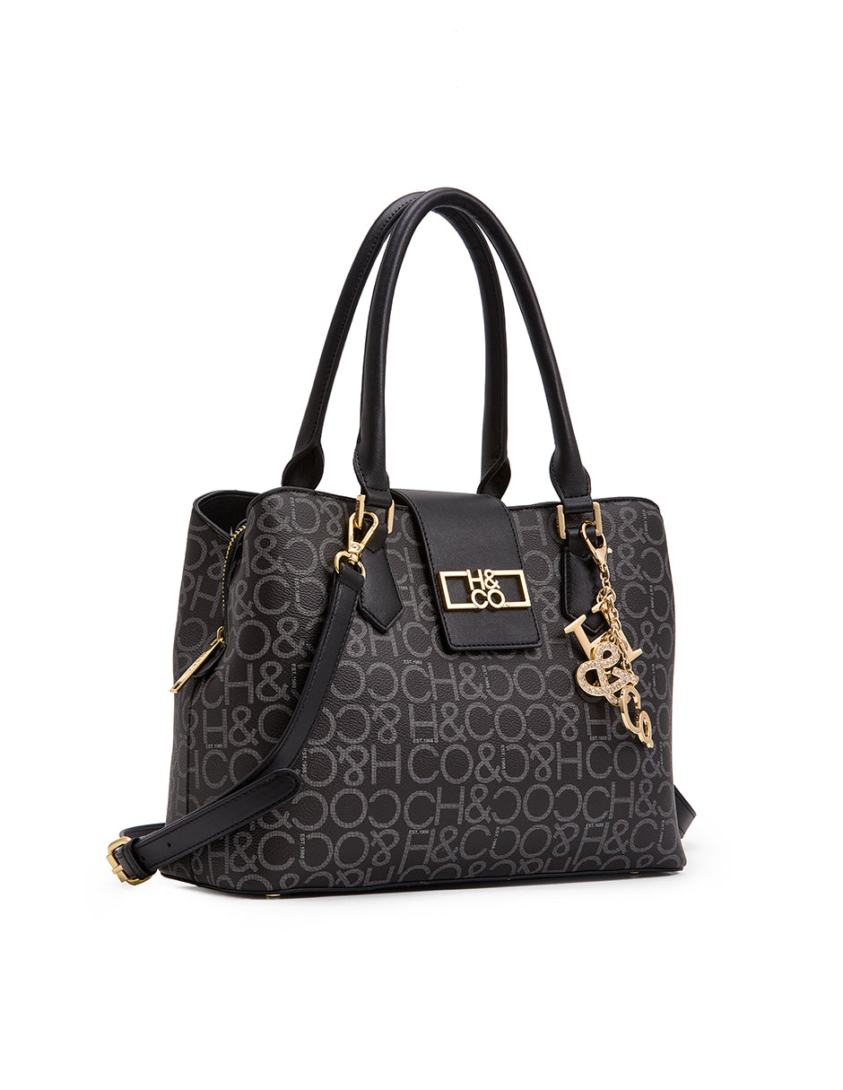 SATCHEL TANIA LOGO BOLSA H&CO.
