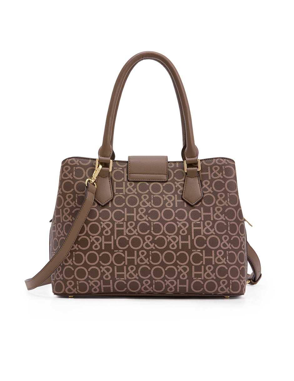 SATCHEL TANIA LOGO BOLSA H&CO.