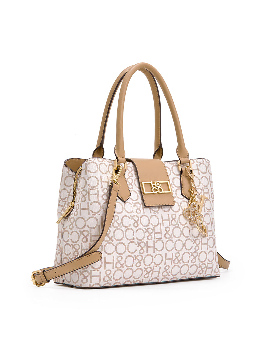 SATCHEL TANIA LOGO BOLSA H&CO.