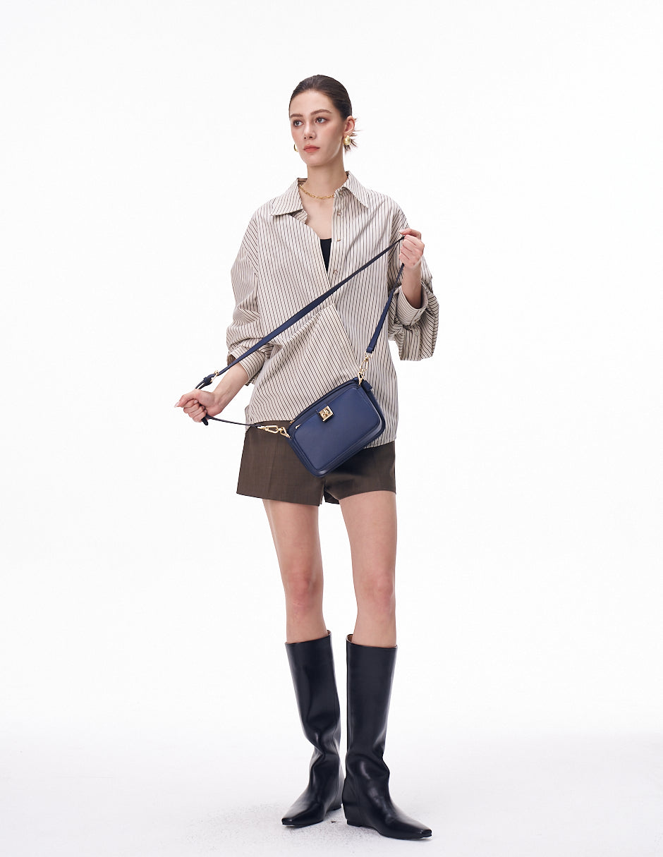 Crossbody Audrey marino H&Co. interior