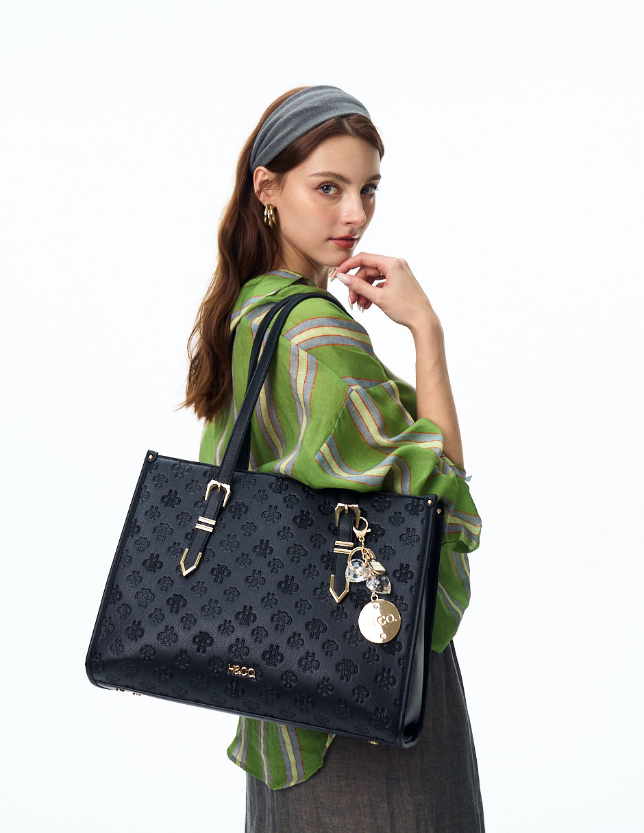 Tote Natali Grabado Negro