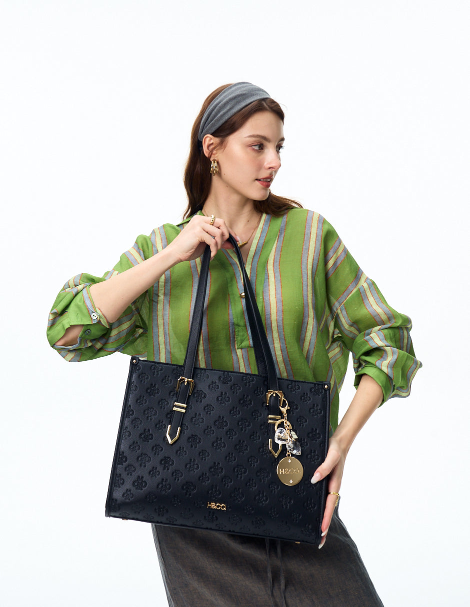 Tote Natali Grabado Negro