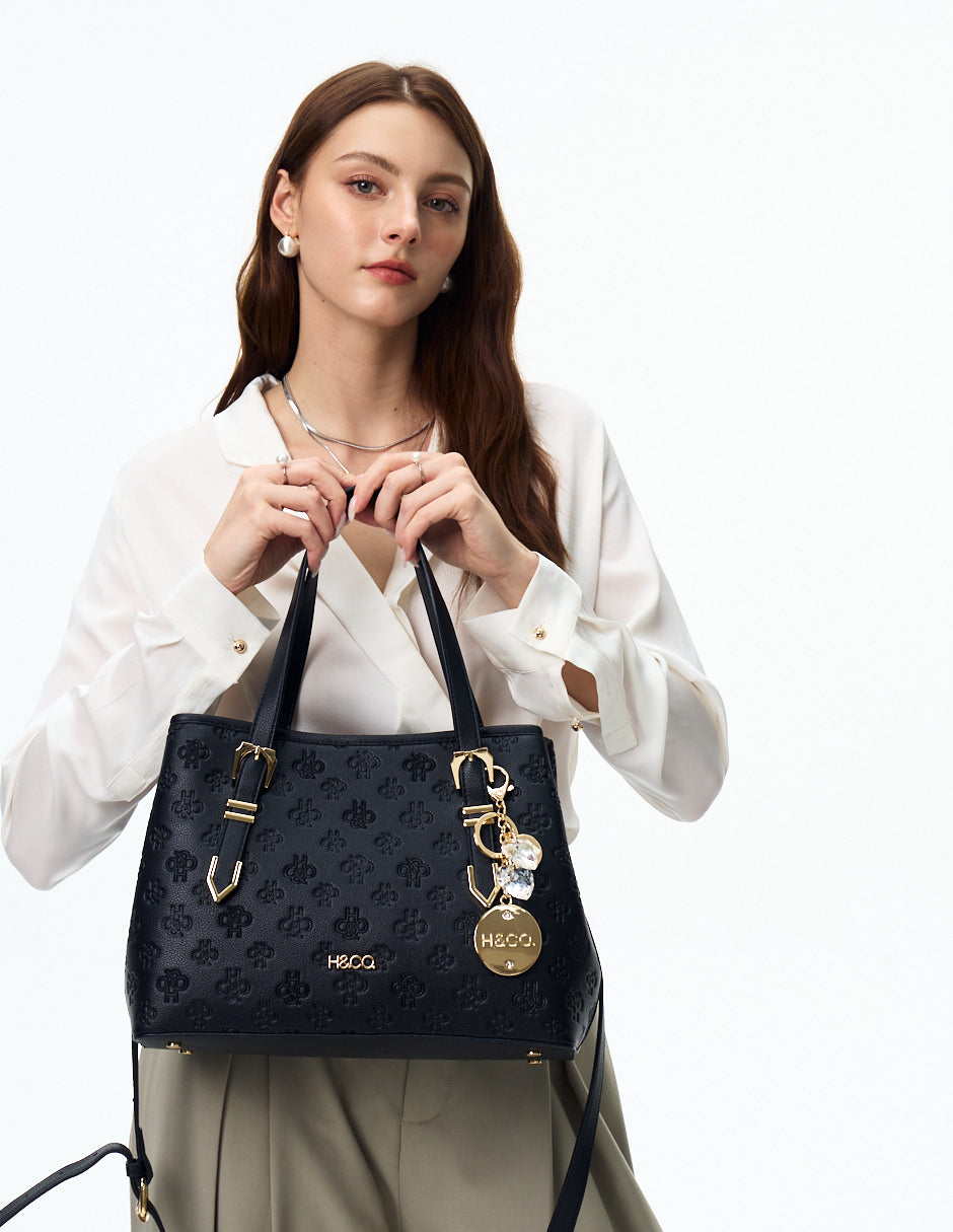 Satchel Natali Grabado Negro