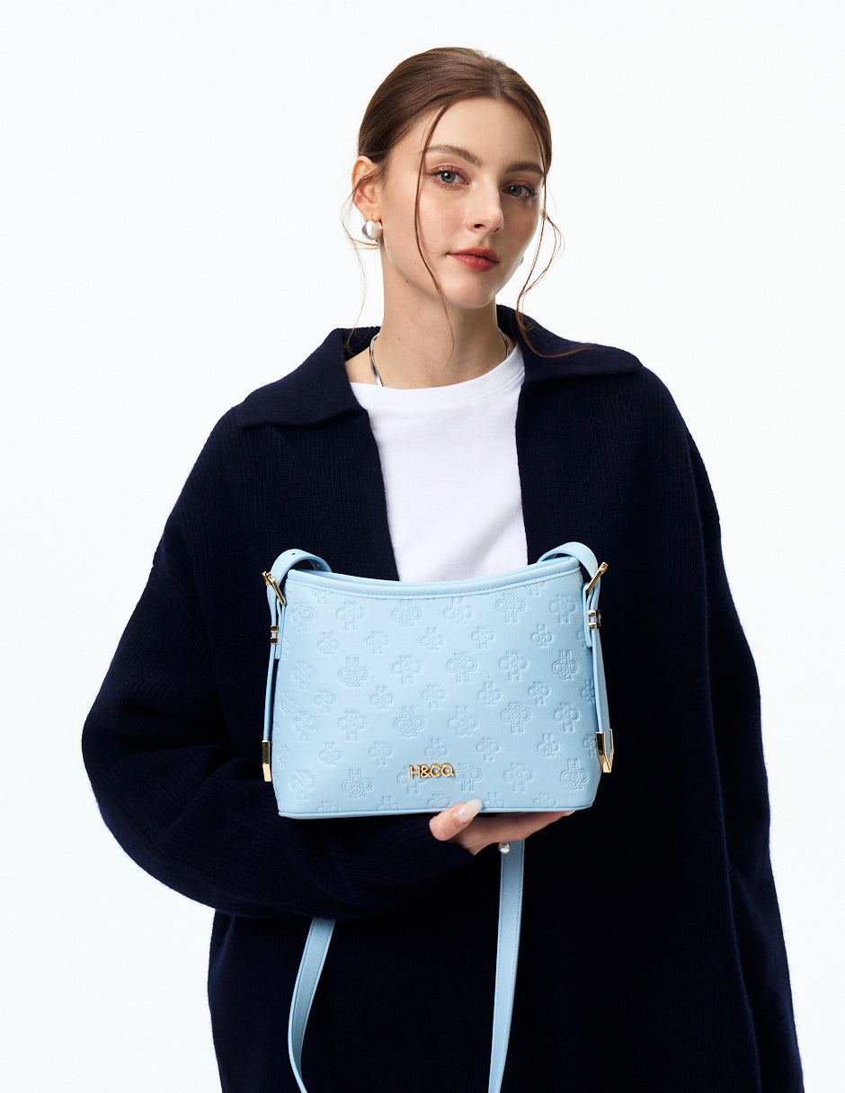 Crossbody Natali Grabado Azul