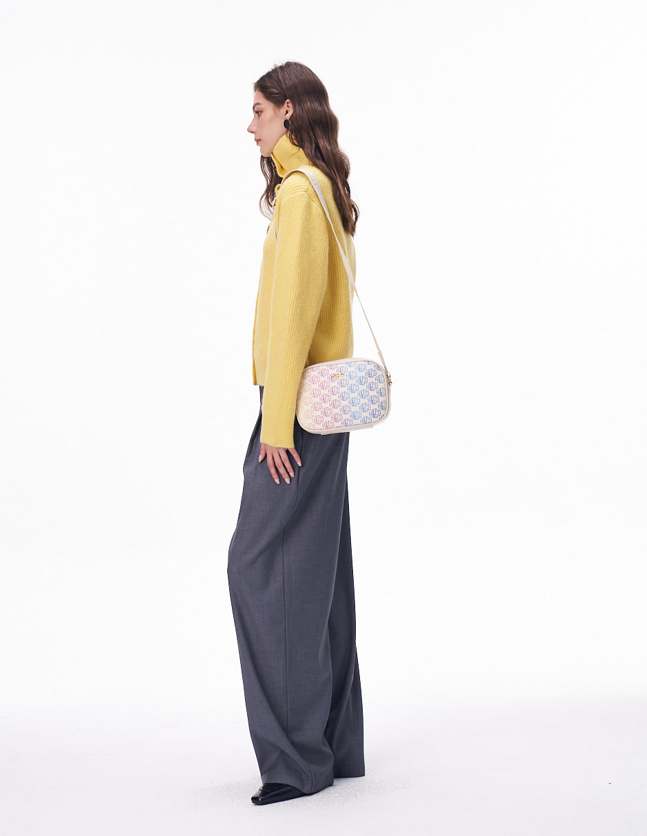 Crossbody Nadine Estampado blanco H&Co. detalle estampado