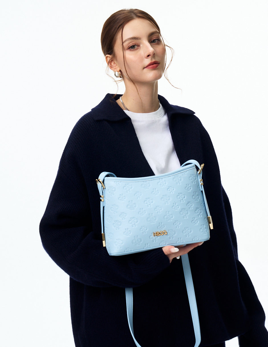 Crossbody Natali Grabado Azul