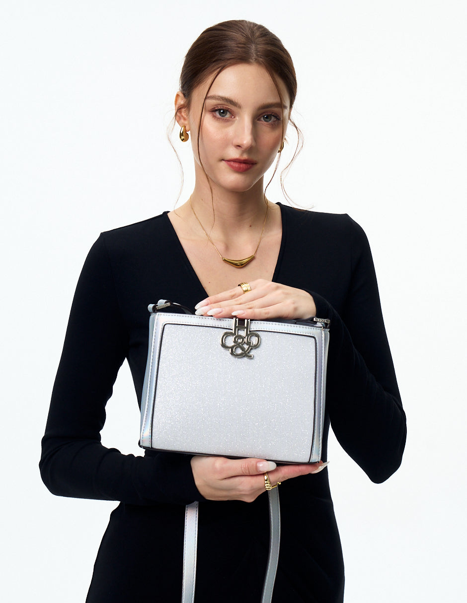 Crossbody Tanya Brillo Plata