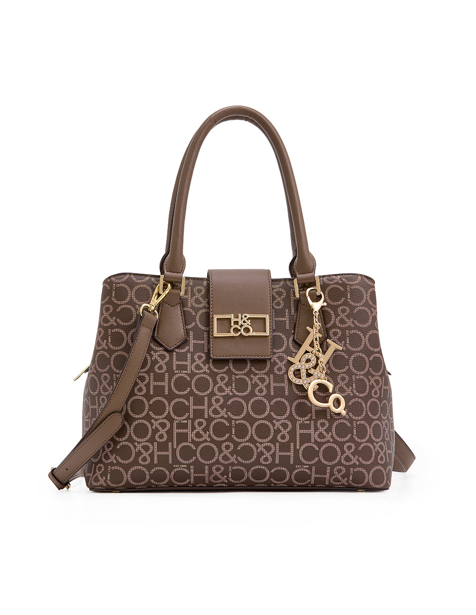 SATCHEL TANIA LOGO BOLSA H&CO.