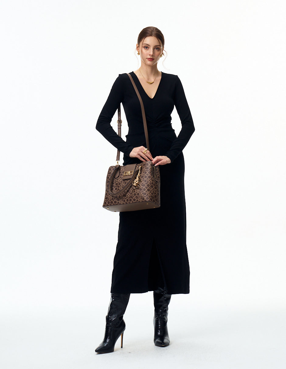 SATCHEL TANIA LOGO BOLSA H&CO.