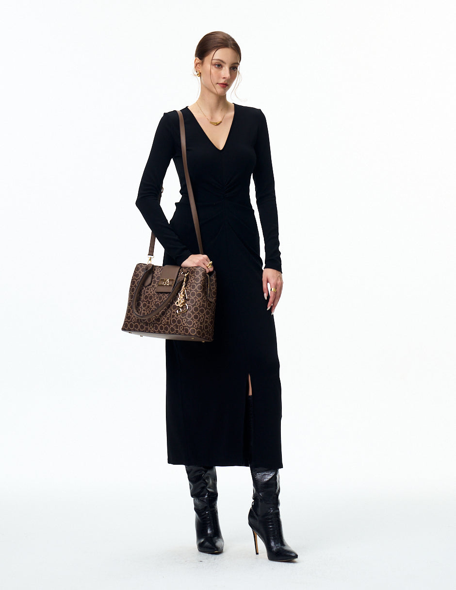 SATCHEL TANIA LOGO BOLSA H&CO.