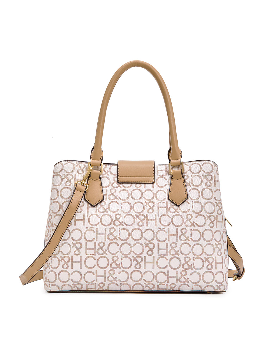 SATCHEL TANIA LOGO BOLSA H&CO.