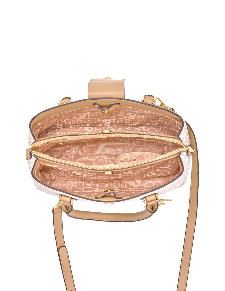 SATCHEL TANIA LOGO BOLSA H&CO.