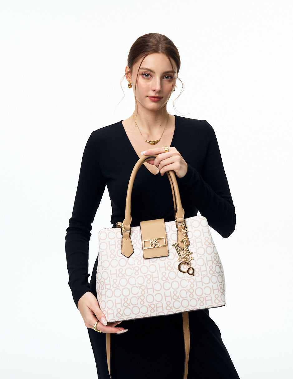 SATCHEL TANIA LOGO BOLSA H&CO.