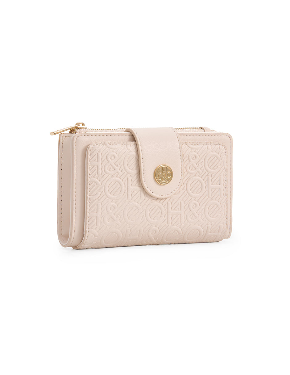 Cartera Alexis negra H&Co. detalle