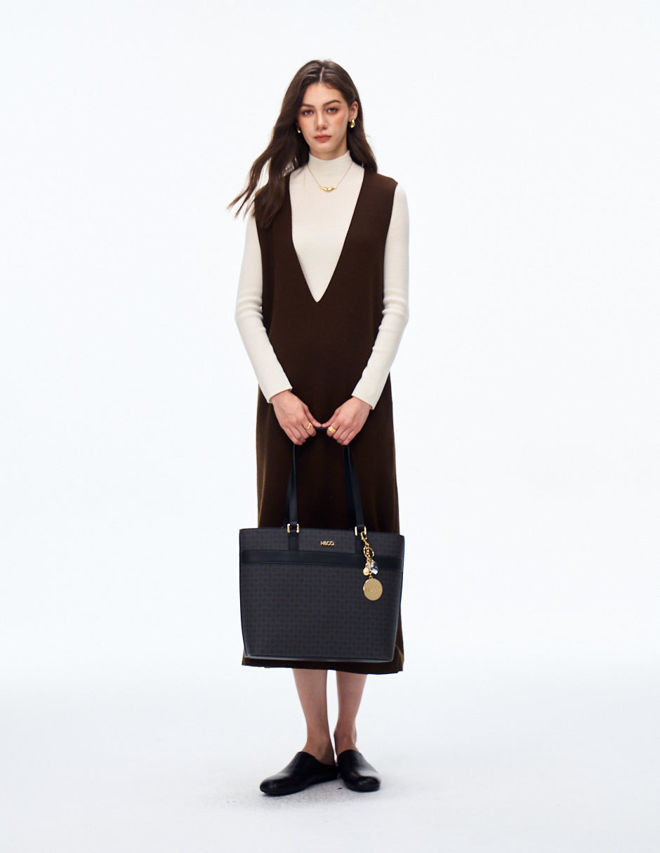 Set de Tote Promo Logo negro H&Co. vista frontal