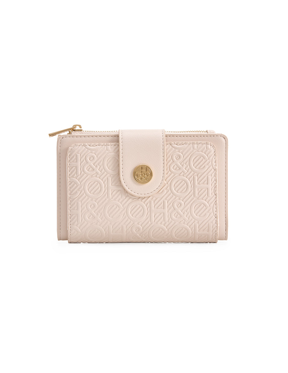 Cartera Alexis negra H&Co. interior