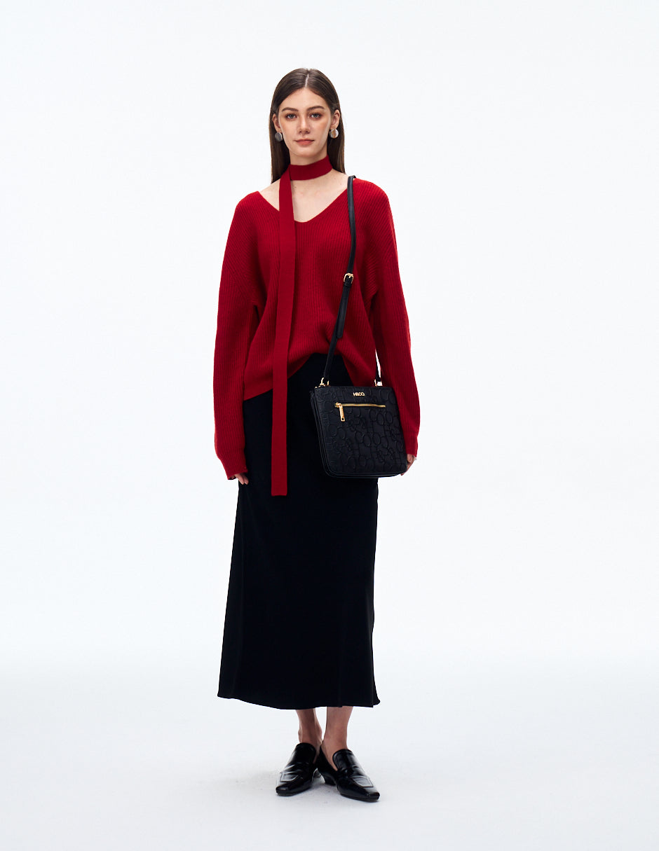 Set de Tote y Crossbody Promo Grabado Negro H&Co.
