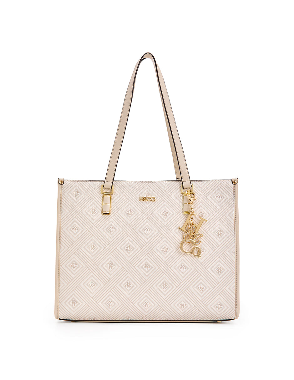 Tote Irene Logo Beige H&Co.