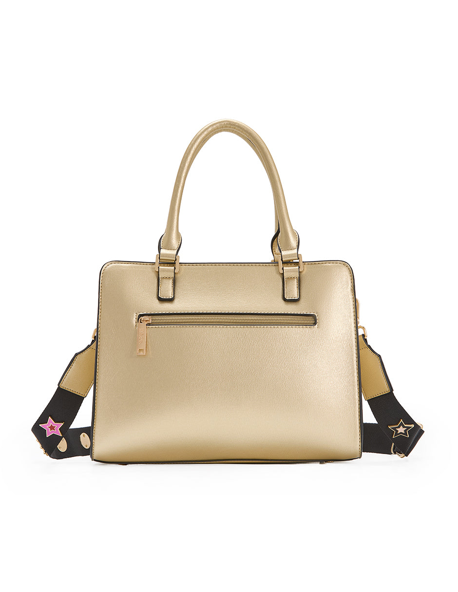 Tote Adele Metálico Dorado H&Co.