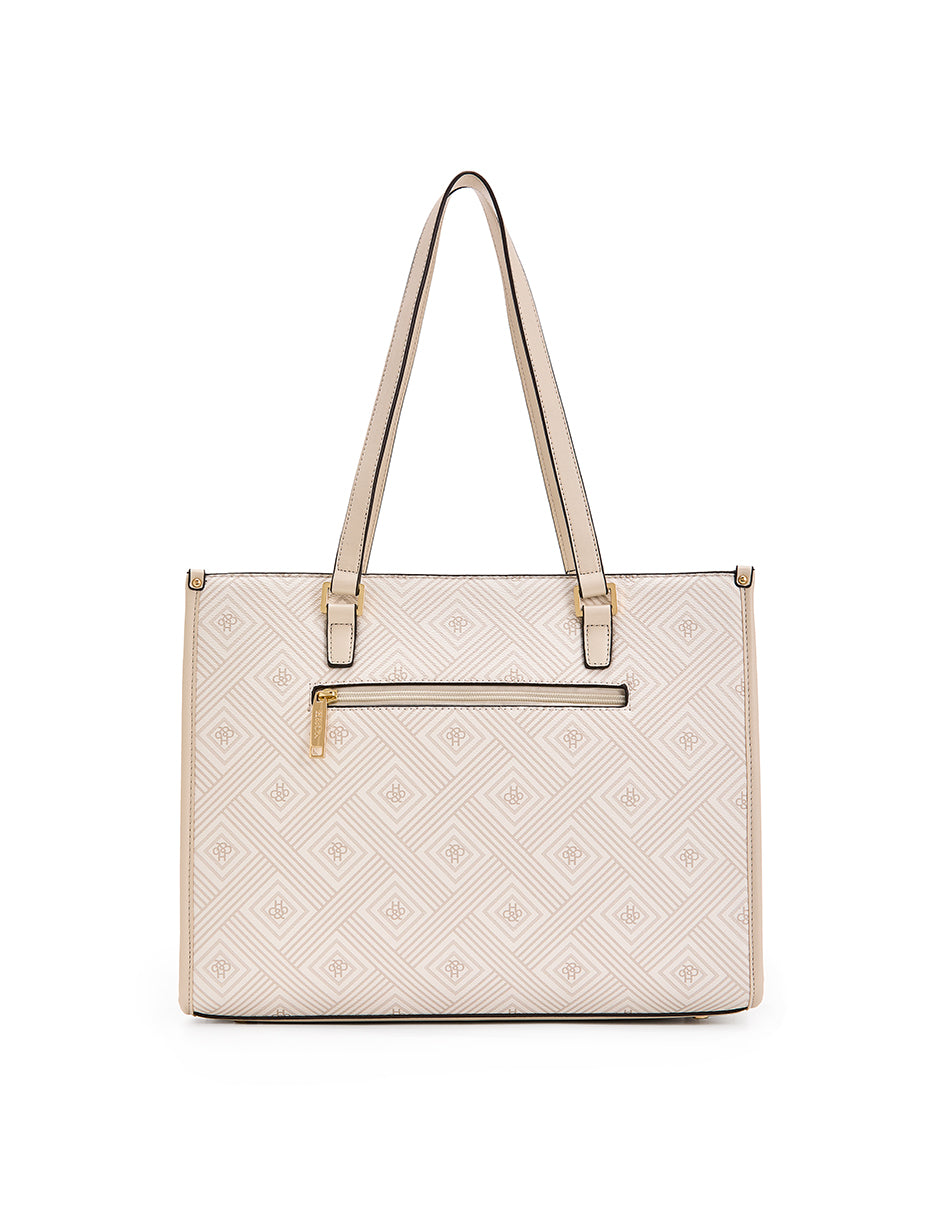 Tote Irene Logo Beige H&Co.