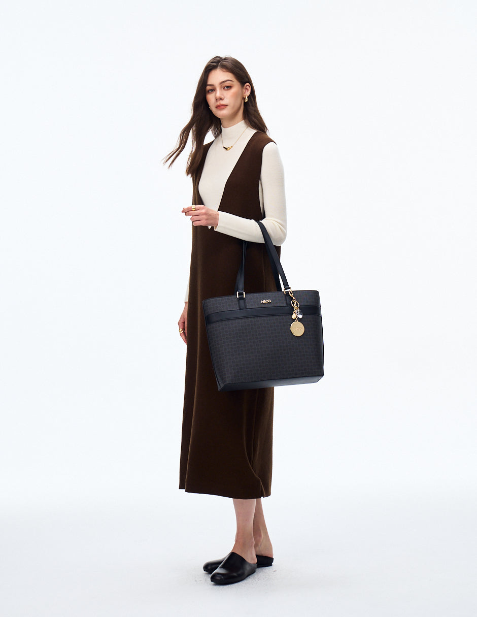 Set de Tote Promo Logo negro H&Co. pochette