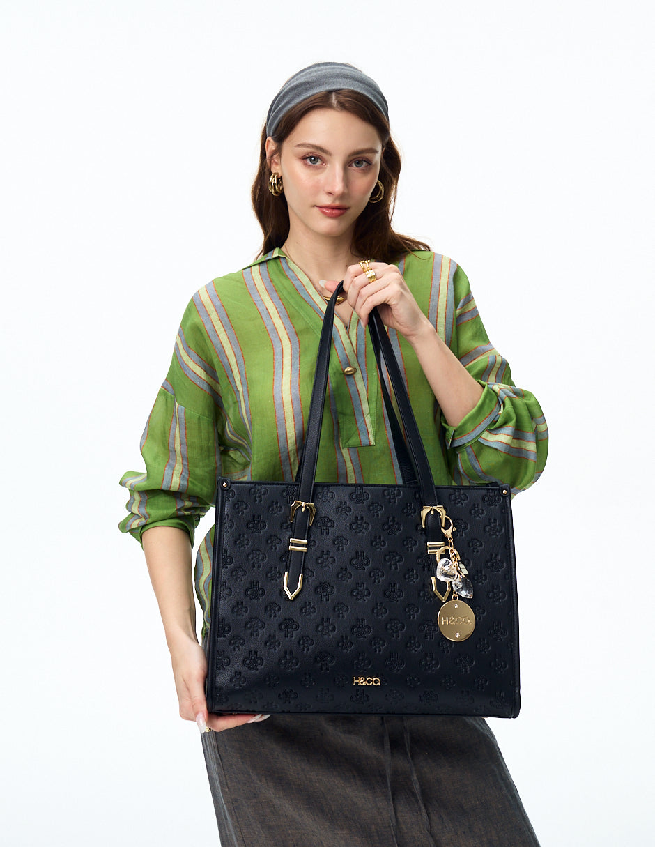 Tote Natali Grabado Negro