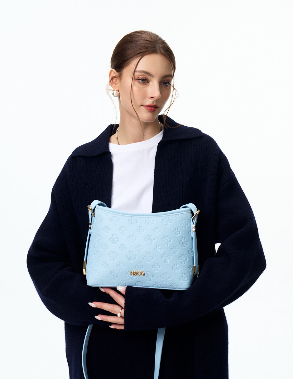 Crossbody Natali Grabado Azul