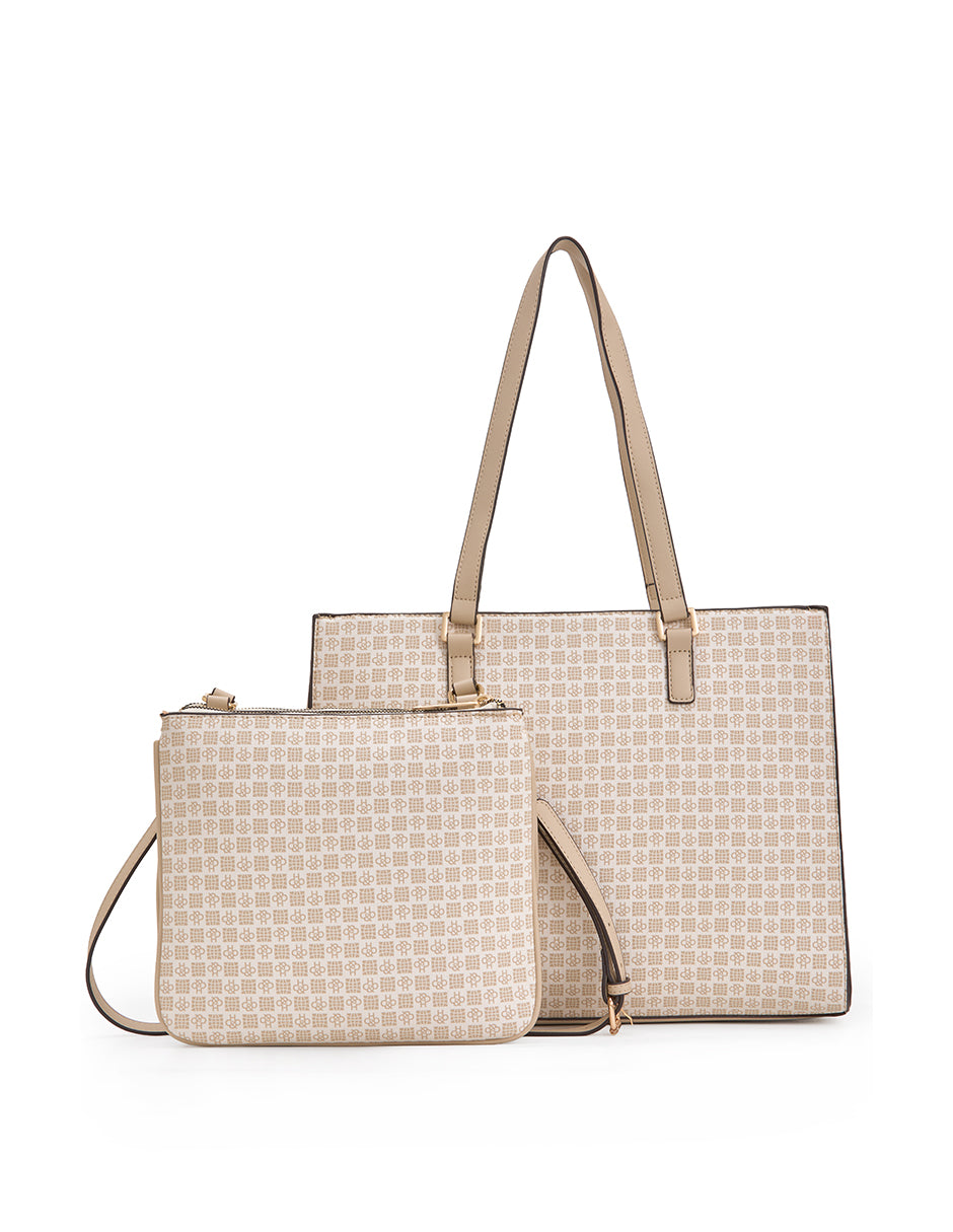 Set de Tote Promo Logo Beige H&Co.