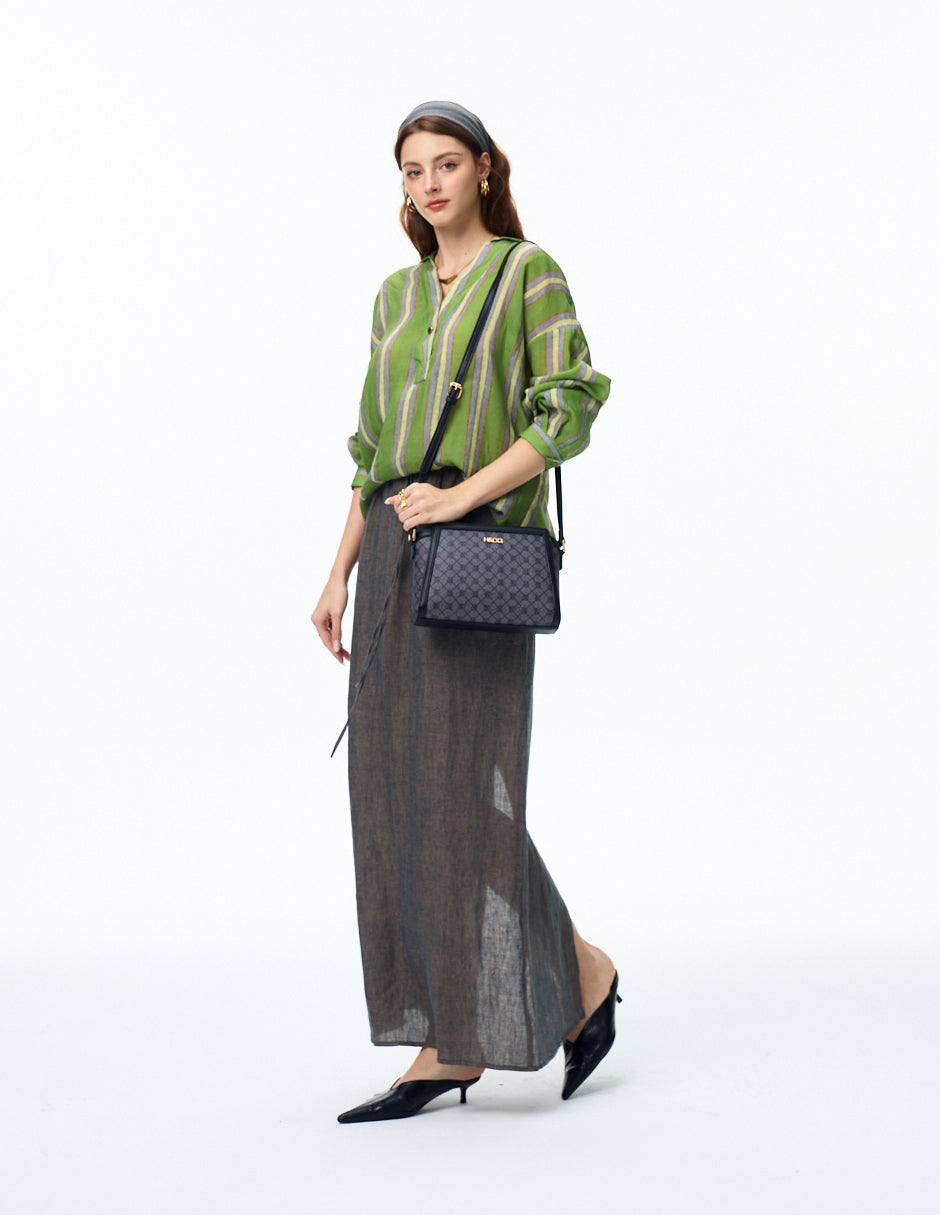 Crossbody Anessa Logo Negro H&Co.