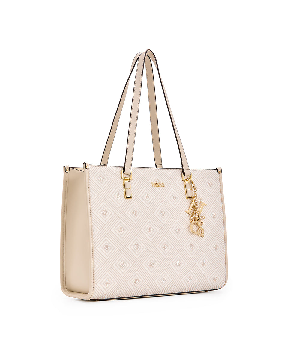 Tote Irene Logo Beige H&Co.